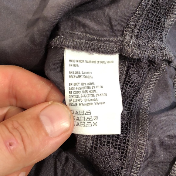 American Eagle Casual Tiered Shoulder Tie Cami Tank, size XL - Picture 7 of 12